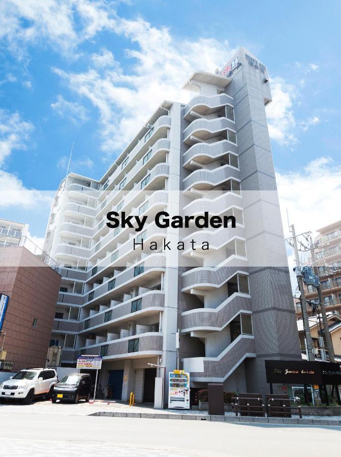 Sky Garden Hakata Aparthotel Fukuoka  Exterior foto